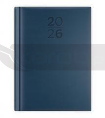 Kalendarz 2026 A5 dzienny print niebieski