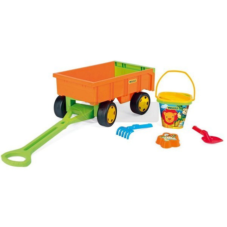 Pojazd Gigant wózek z kompletem do piasku