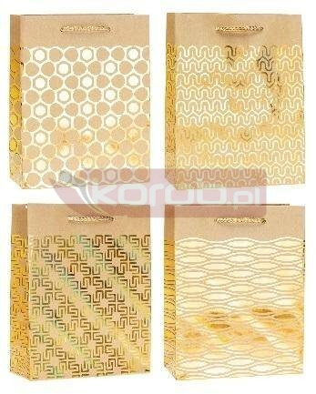 Torebka ozdobna 26x32x10cm mix ROZETTE