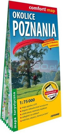 Comfort!map Okolice Poznania 1:75 000 mapa w.2024