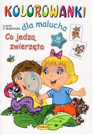 Kolorowanki dla malucha. Co jedzą zwierzęta?