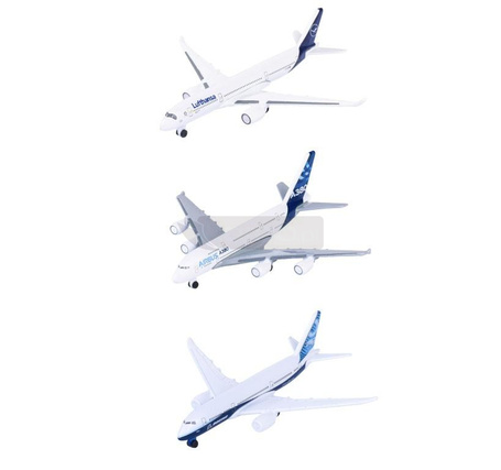 Majorette Samoloty pasażerskie MIX