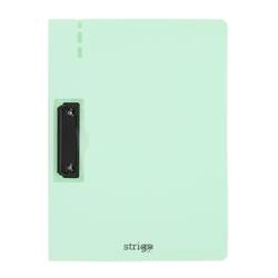 Deska A4 z bocznym klipem miętowa STRIGO