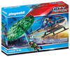 PLAYMOBIL City Action 70569 Policyjny śmigłowiec Ucieczka ze spadochronem