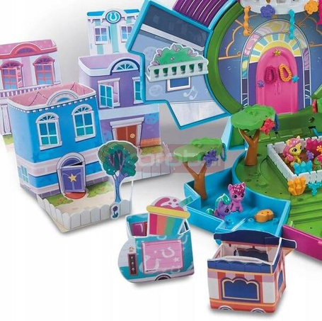 MY LITTLE PONY MINI ŚWIAT EQUESTRIA + 9 mini kucyków zestaw do zabawy F4381