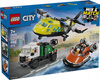 LEGO CITY 60505 Zestaw z samolotem, ciężarówką serwisową i poduszkowcem
