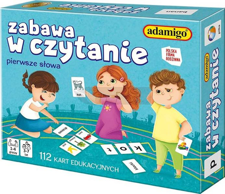 Zabawa w czytanie. Pierwsze słowa