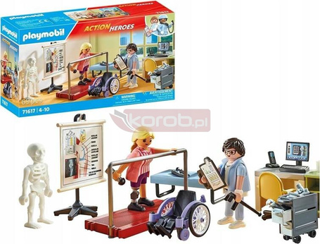 PLAYMOBIL ACTION HEROES 71617 ODDZIAŁ ORTOPEDII zestaw dla dzieci +4 lata