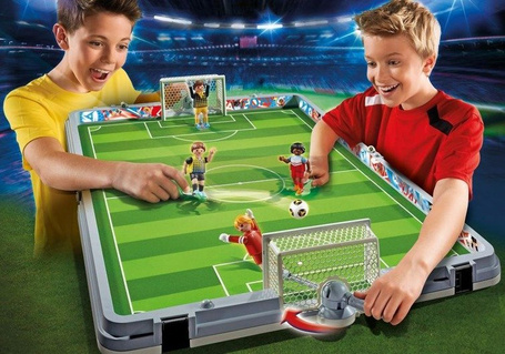 PLAYMOBIL 6857 Duży przenośny stadion piłkarski