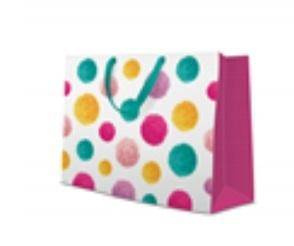 Torba prezentowa Colorful Pompoms