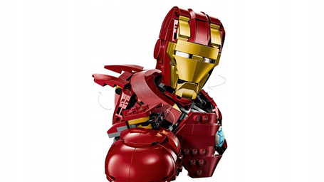 LEGO MARVEL 76327 POPIERSIE IRON MANA MK4 zestaw klocków dla 18+
