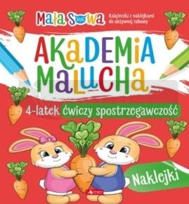 Akademia malucha. 4latek ćwiczy spostrzegawczość