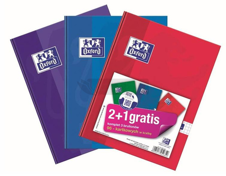 Brulion A5/96K kratka 2+1 gratis Esse OXFORD