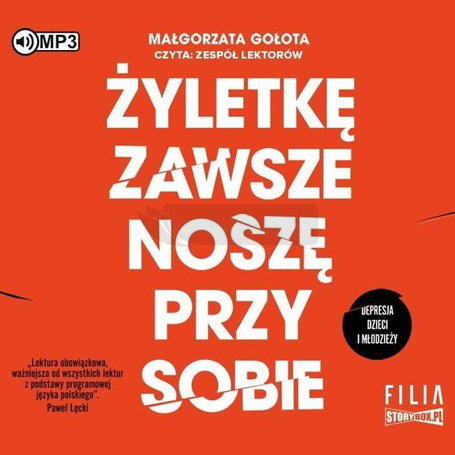 Żyletkę zawsze noszę przy sobie audiobook