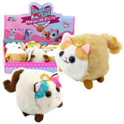 Kotek maskotka z kręcącym ogonkiem MIX