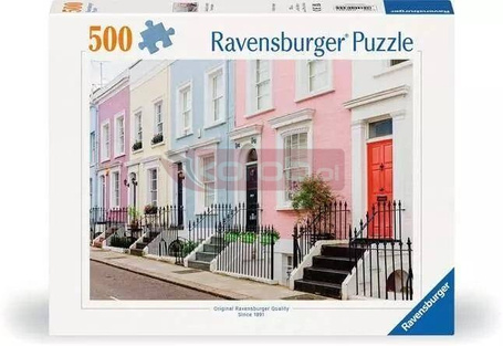 Puzzle 2D 500 Kolorowe Kamienice Londyn