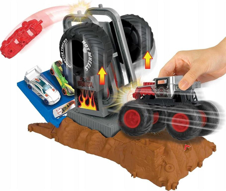 HOT WHEELS MONSTER TRUCK Arena Smashers WYZWANIE OPONOWA SZTANGA Bone Shake HNB88