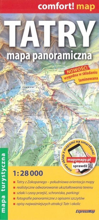 Comfort! map - Tatry 1:28 000 w.2025