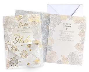 Karnet Ślub koperta