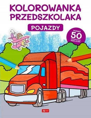 Kolorowanka przedszkolaka. Pojazdy