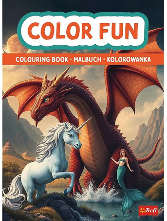 Świat fantasy. Kolorowanka. Malbuch.Colouring book