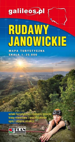 Mapa turystyczna - Rudawy Janowickie 1:25 000