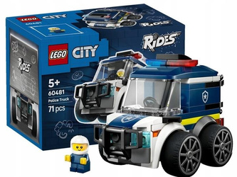 KLOCKI LEGO CITY 60481 Pojazdy Ciężarówka policyjna, zestaw klocków +5
