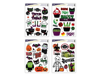 Naklejka Halloween 30x42cm MIX