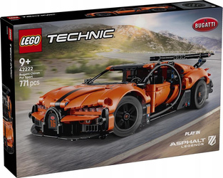 KLOCKI LEGO TECHNIC 42222 Hipersamochód Bugatti Chiron Pur Sport, zestaw +9
