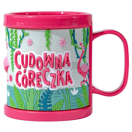 Kubek dla dziecka 3D Cudowna Córeczka