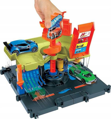 Hot Wheels zestaw Rajdowa myjnia + autko HDR27