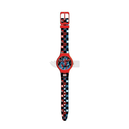 Zegarek analogowy w puszce Spiderman