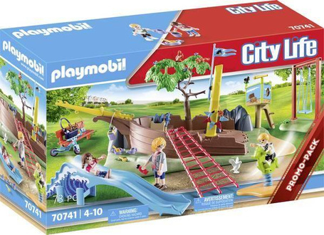 PLAYMOBIL City Life 70741 Plac zabaw z wrakiem statku