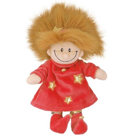 Lalka szmaciana Crazy Doll 30 cm, czerwona