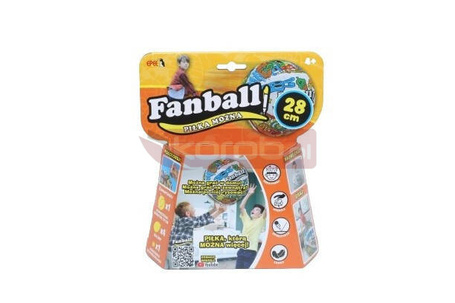 Piłka Fanball - Piłka Można, piłka balonowa do kolorowania, pomarańczowa