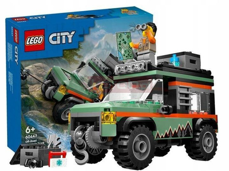 LEGO CITY 60447 Górska ciężarówka terenowa 4x4, zestaw klocków +6 lat