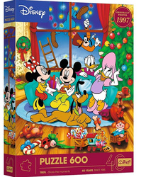 Puzzle 600 Myszka Miki i Przyjaciele Święta Disney