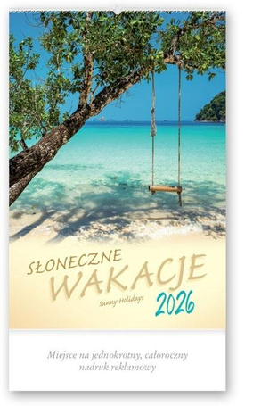 Kalendarz 2026 reklamowy Słoneczne wakacje