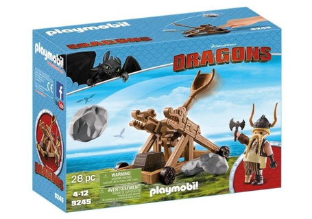 PLAYMOBIL 9245 Pyskacz i katapulta
