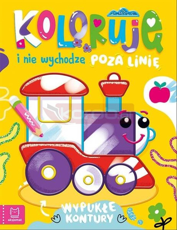 Koloruję i nie wychodzę poza linię - z lokomotywą