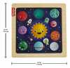 FISHER PRICE PUZZLE DREWNIANE 9 elementów KOSMOS PLANETY dla dzieci +2 lata HXV16