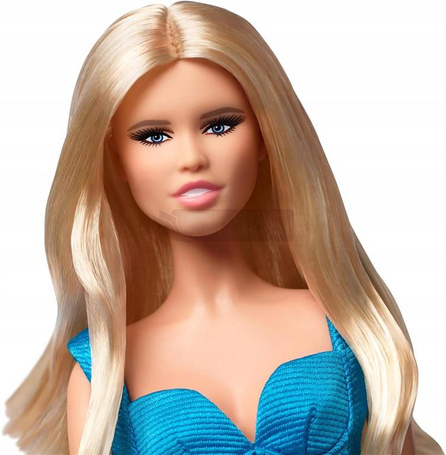 LALKA BARBIE SIGNATURE Claudia Schiffer Supermodel in Versace Gown HCB94