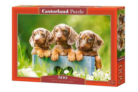 Puzzle 500 Cute Dachshunds CASTOR