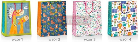 Torba prezentowa Kids 23x18x10cm MIX