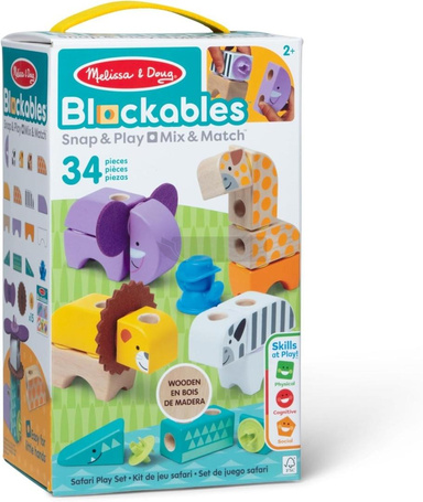 Mellisa&Doug: Blockables - Zwierzątka Safari