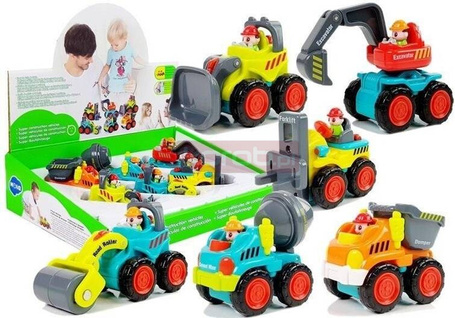 Autko budowlane dla malucha MIX
