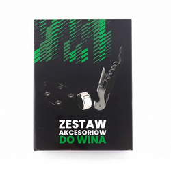 Zestaw akcesoriów do wina 3el dla Taty
