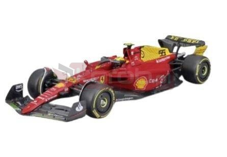 Ferrari F1-75 Monza Yellow 2022 #55 1:24 BBURAGO