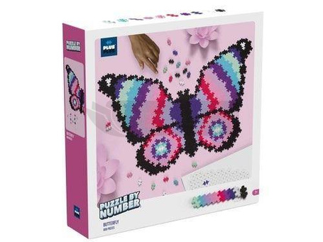 Klocki Plus-Plus Puzzle By Number - Motyl 800el.