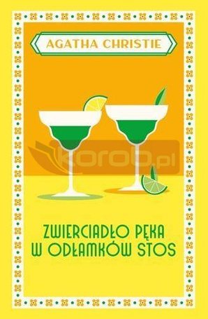 Zwierciadło pęka w odłamków stos